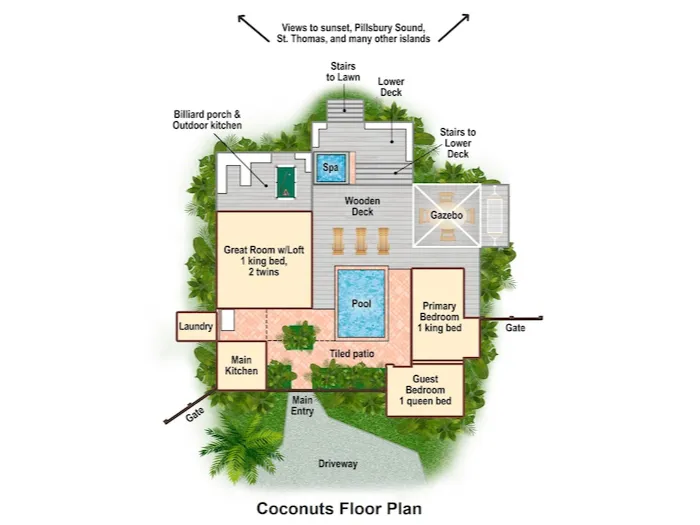 Coconuts floor plan